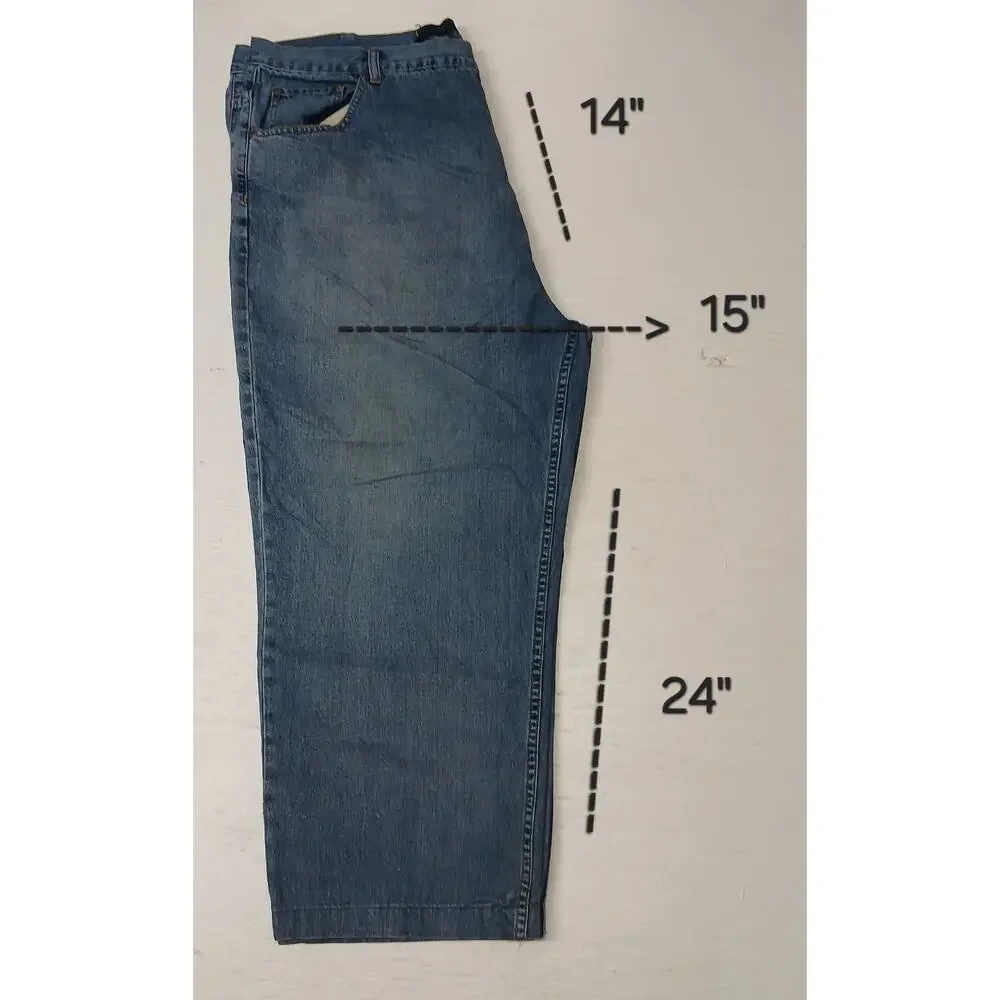 Nautica NSB3J (42x32) Relaxed  Straight Leg Blue Denim Jeans